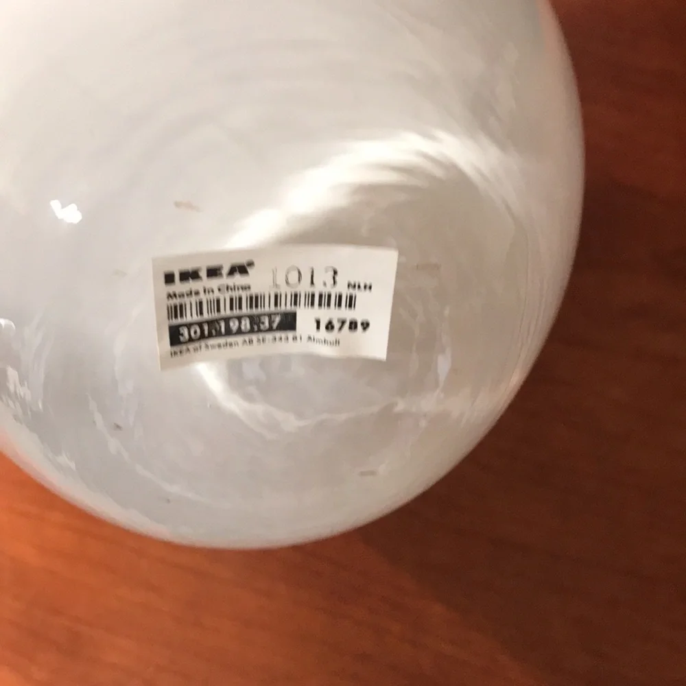 Retired IKEA Salong Handmade Glass Vase